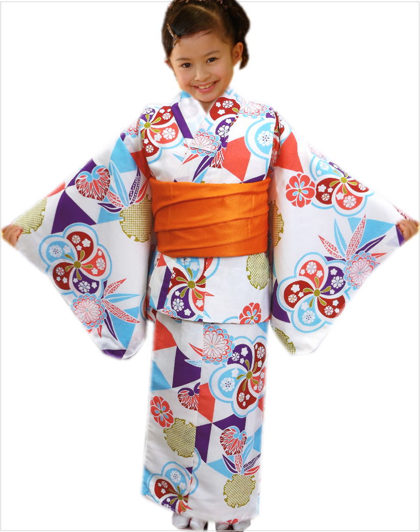 キッズ ジュニア 着物 お正月 お仕立て上がり 5〜6歳 七五三 洗える 