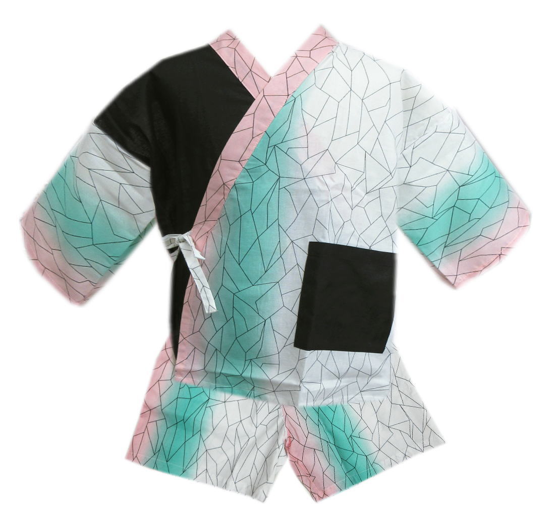 ストア 甚平 じんべい 子供用 キッズ ジュニア 白緑薄ピンク蝶の羽紋様 130ｃｍ 140ｃｍ 150ｃｍ 女の子 女児 小学生 保育園 幼稚園 Whitesforracialequity Org