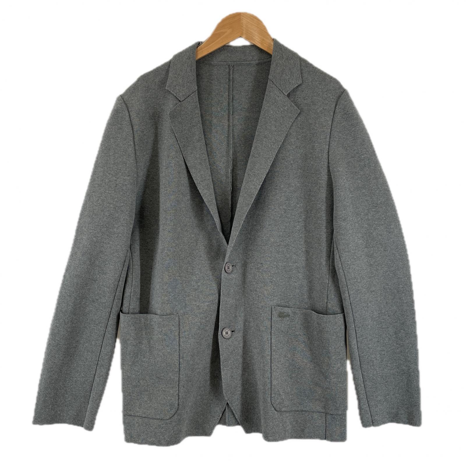 新品同様　ラコステ　LACOSTE テーラードジャケット　ストレッチ　グレー 楽天市場】【SALE／40%OFF】LACOSTE ストレッチコットンツイル