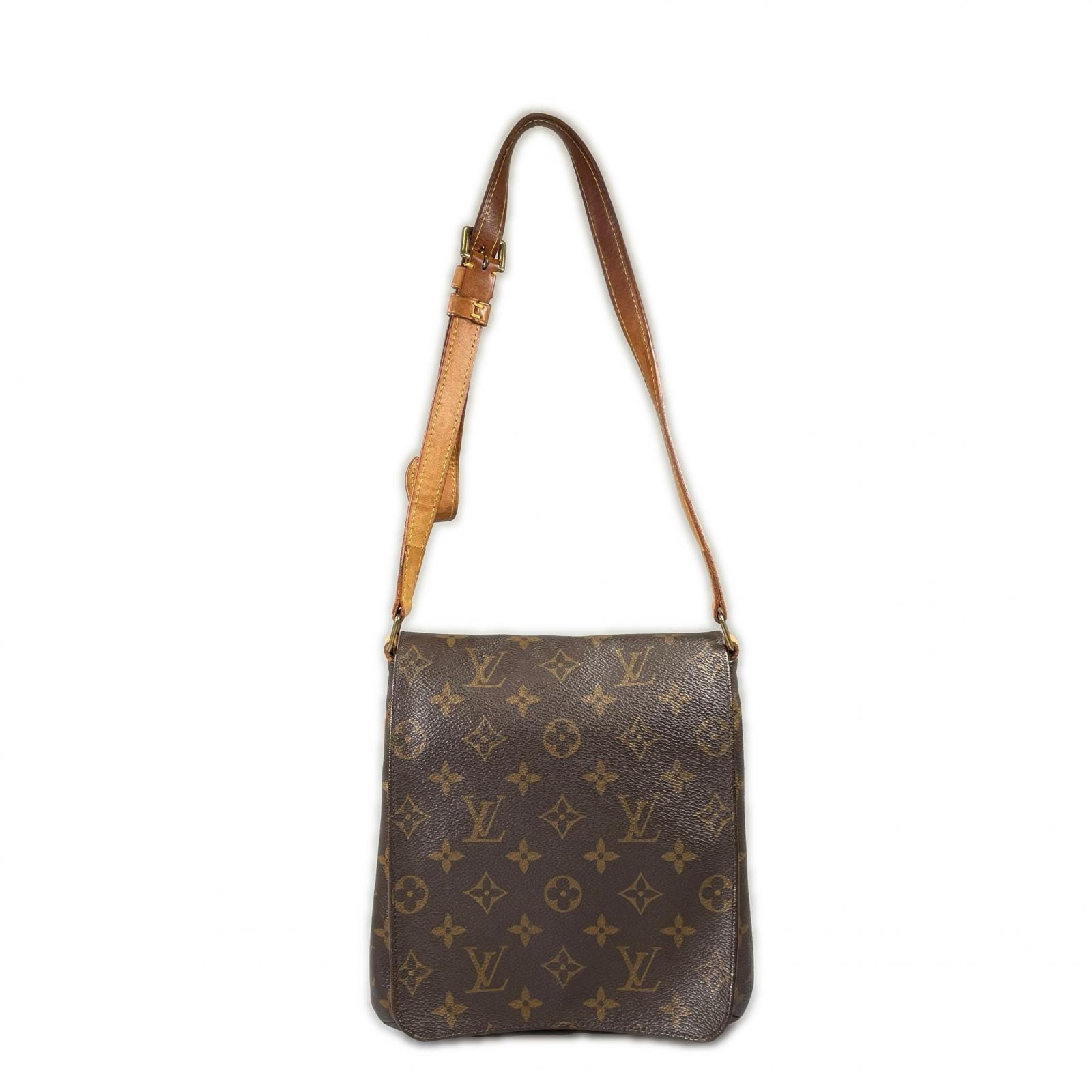 LOUIS VUITTON ルイ・ヴィトン ミュゼット・サルサ ショート ショルダーバッグ モノグラムキャンバス ブラウン レディース【中古】【送料無料】