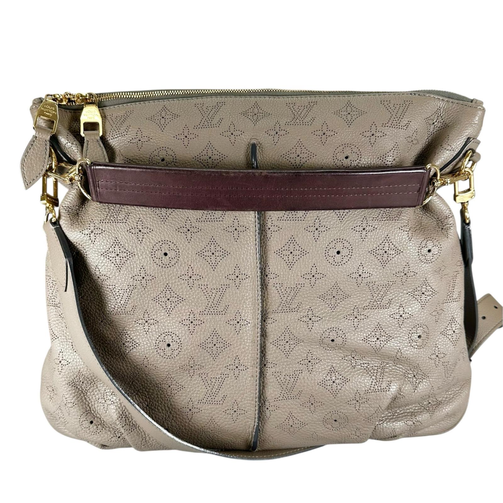 美品 LOUIS VUITTON ルイ・ヴィトン セレネMM マヒナ M94213 ショルダーバッグ レザー トープ レディース 2way【中古】【送料無料】｜ワサビバ