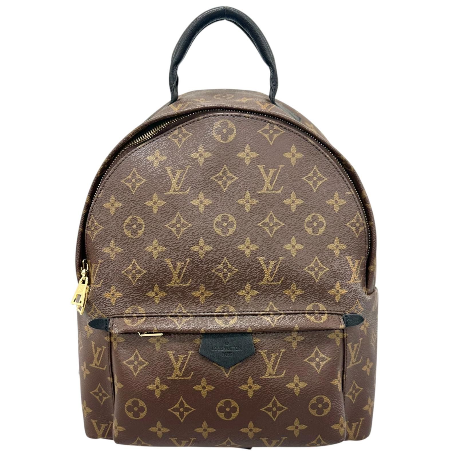 美品 LOUIS VUITTON ルイ・ヴィトン パームスプリングスMM M44874 背嚢・デイパック モノグラム帆布 赤銅色 レディース【中古】【貨物輸送無料】