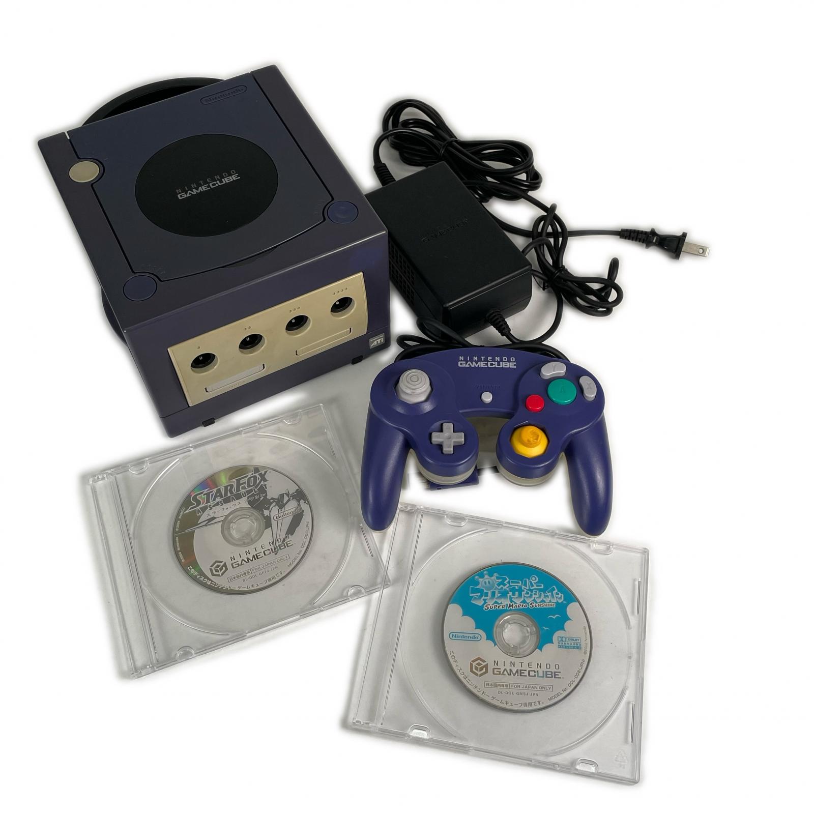 ゲームキューブ 本体 パープル　セット Nintendo 任天堂 ゲームハード【中古】【送料無料】｜ワサビバ