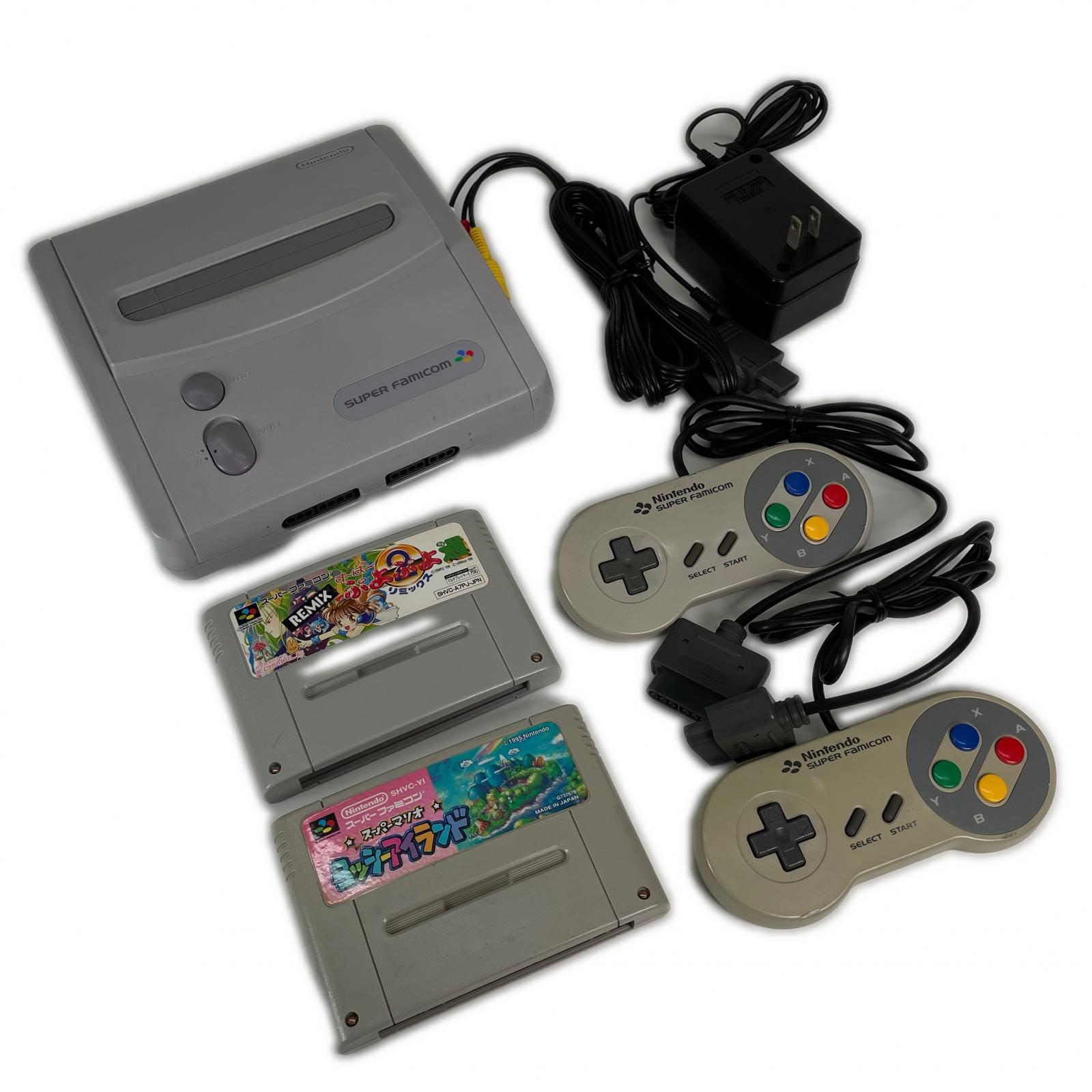スーパーファミコンJr. 本体　セット Nintendo 任天堂 ゲームハード【中古】【送料無料】
