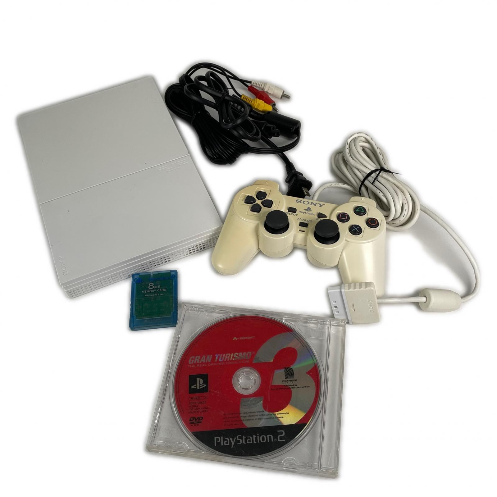 PS2 90000 本体　セット sonny ソニー ゲームハード【中古】【送料無料】｜ワサビバ