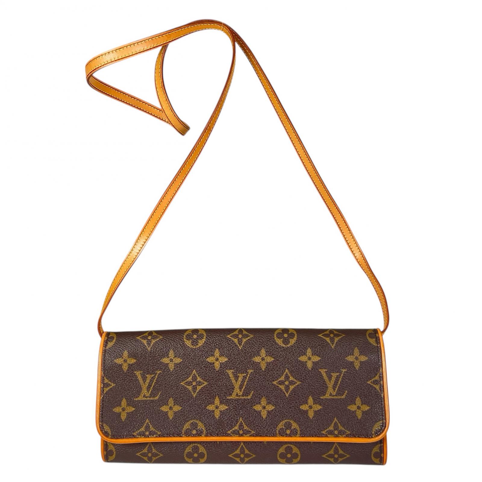 【正規品】ルイヴィトン　ポシェットツイン　モノグラム　ショルダーバッグ　ブラウン 楽天市場】ルイヴィトン LOUIS VUITTON ポシェットツインPM モノグラム