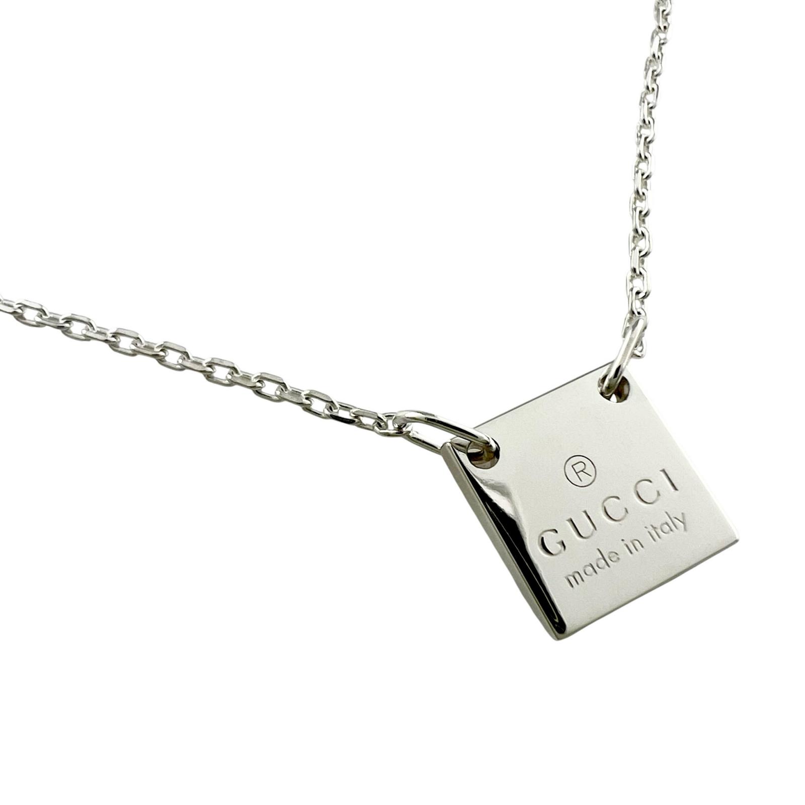 美品 GUCCI グッチ 223514 ネックレス シルバー925 シルバー レディース【中古】【送料無料】