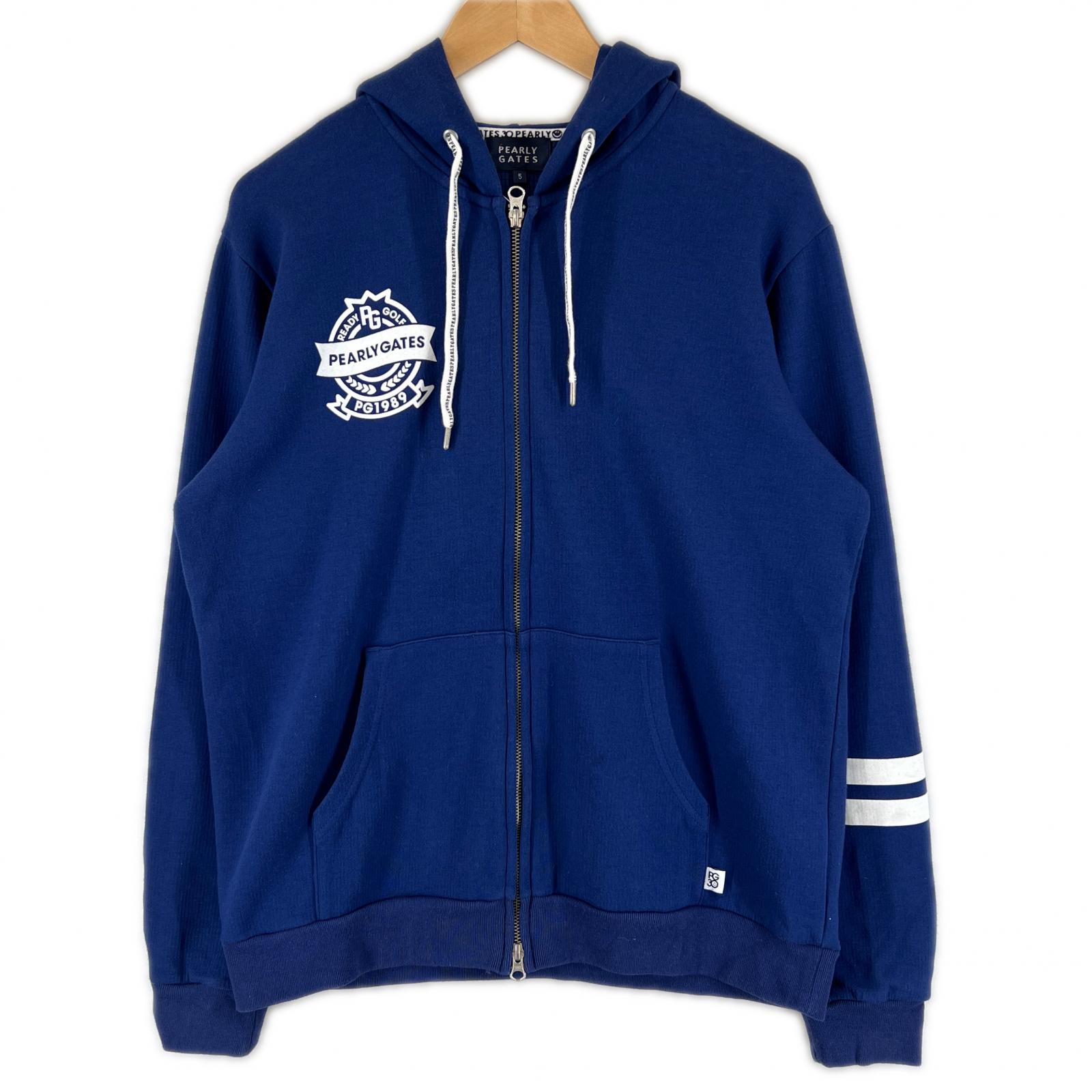 PEARLY GATES パーカー ネイビー刺繍 PEARLY GATES 【新品】PEARLY パーリーゲイツ 2023年モデル スウェット