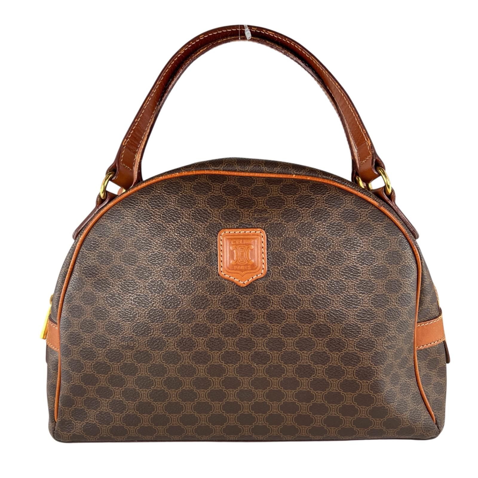 楽天市場】【バッグ】CELINE セリーヌ マカダム柄 ハンドバッグ
