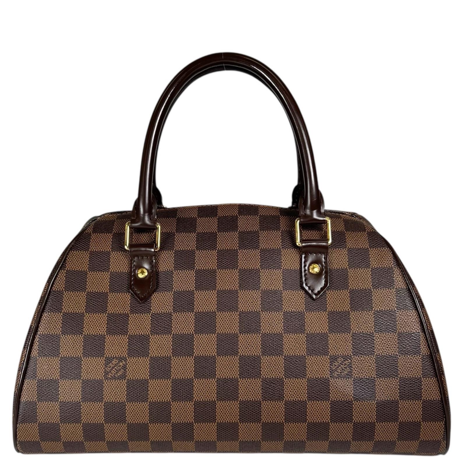 美品 LOUIS VUITTON ルイ・ヴィトン ﾘﾍﾞﾗMM N41434 ハンドバッグ ダミエキャンバス ブラウン レディース【中古】【送料無料】