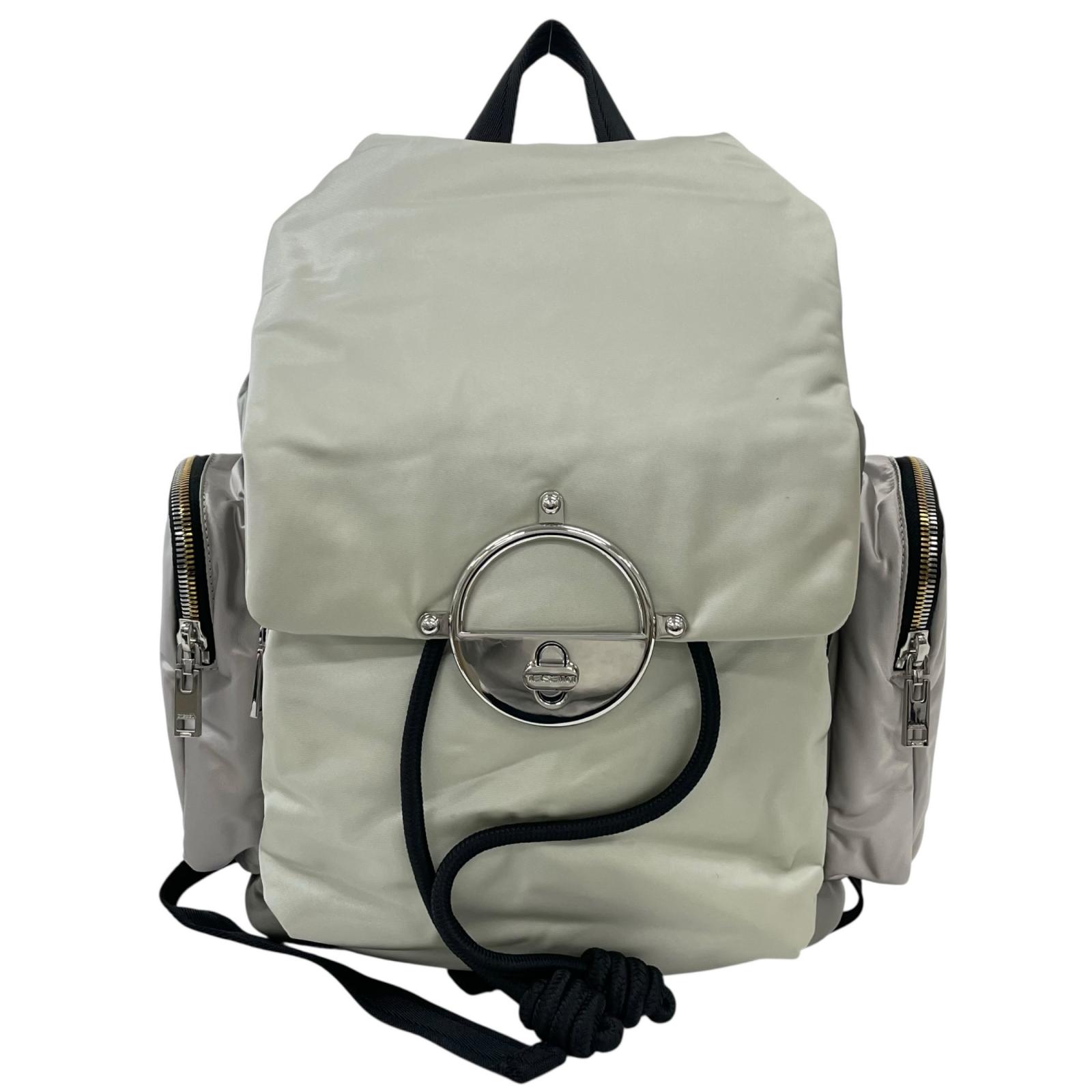 美品 DIESEL ディーゼル 背嚢・デイパック ナイロン 薄墨色 レディース【中古】【貨物輸送無料】