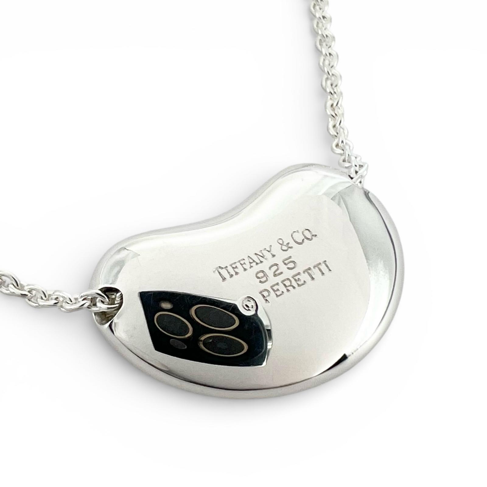 楽天市場】TIFFANY&Co. ティファニー ビーン ネックレス ラージ 25mm