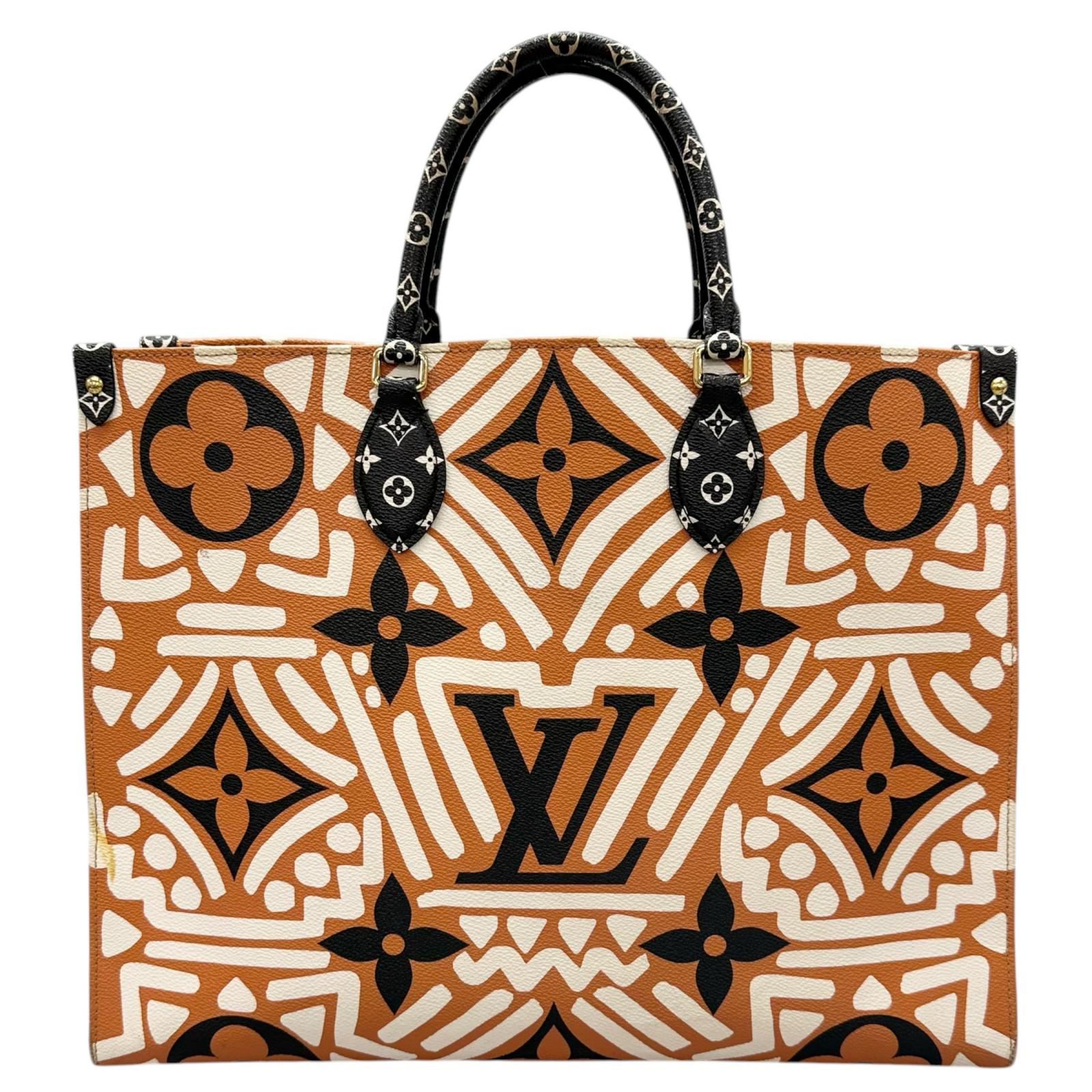LOUIS VUITTON ルイ・ヴィトン オンザゴーGM M45359 ショルダーバッグ モノグラム帆布 オレンジ色 レディース グラフティ【中古】【貨物輸送無料】 レディースバッグ-ショルダーバッグ・メッセンジャーバッグ-バッグ・小物・ブランド雑貨