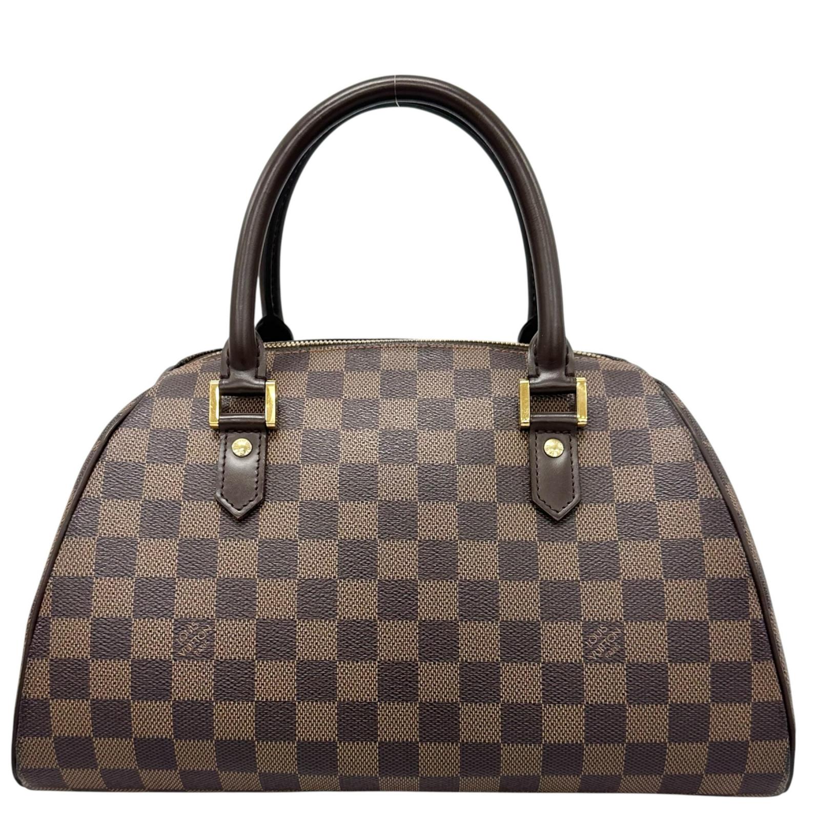 美品 LOUIS VUITTON ルイ・ヴィトン ダミエ　リベラ MM N41434 ハンドバッグ ダミエキャンバス ブラウン レディース【中古】【送料無料】