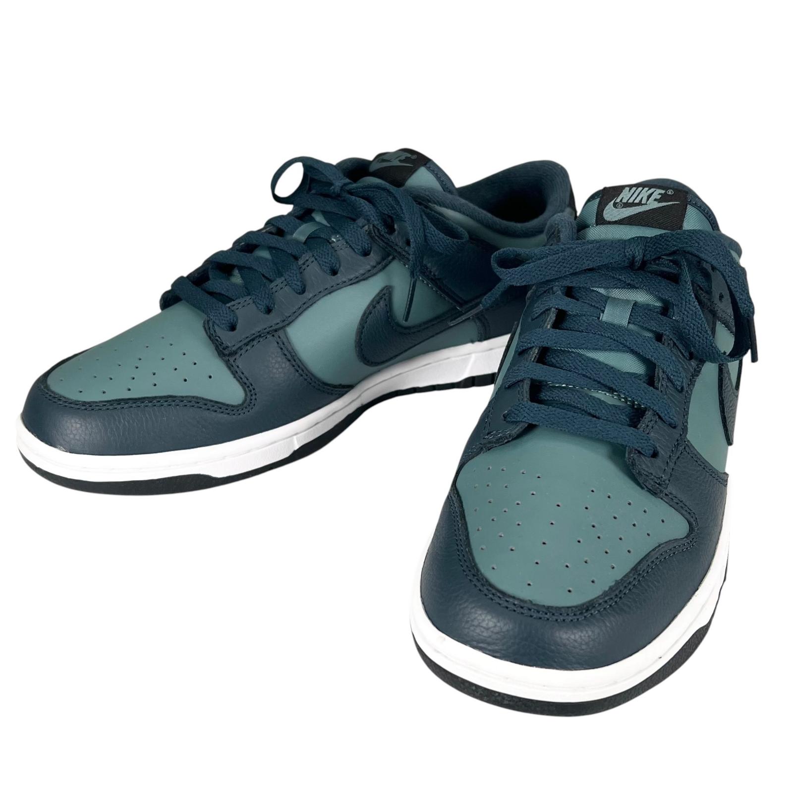 極美品 NIKE ナイキ DUNK LOW RETRO PRM DR9705 300 スニーカー 練りあわせる衣料繊維 菩提樹緑であること メンズ 27.5 置き目とり捨てる【古着】【中古】【貨物輸送無料】