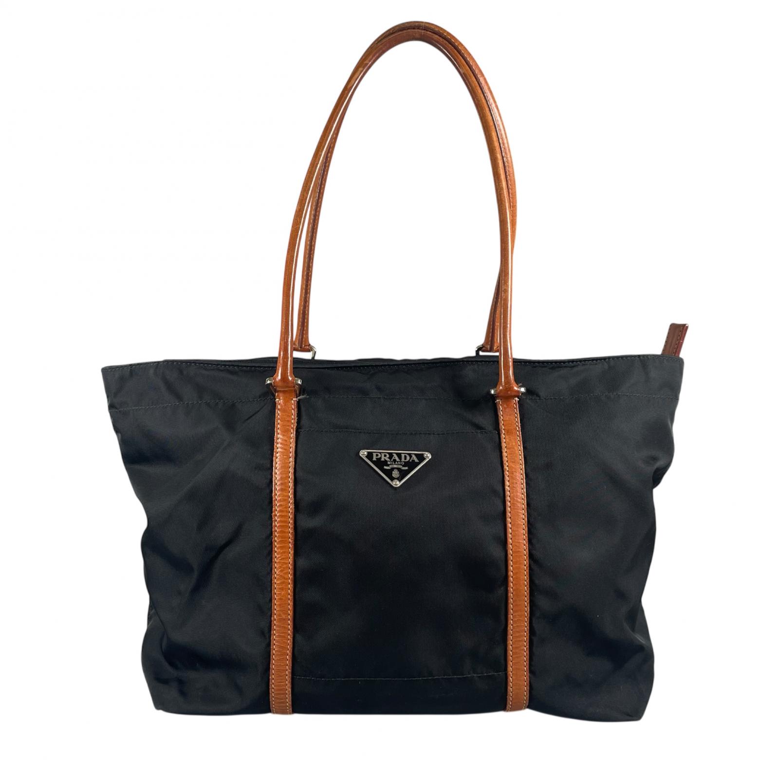 PRADA プラダ BR2311 ハンドバッグ ナイロン ブラック レディース【中古】【送料無料】