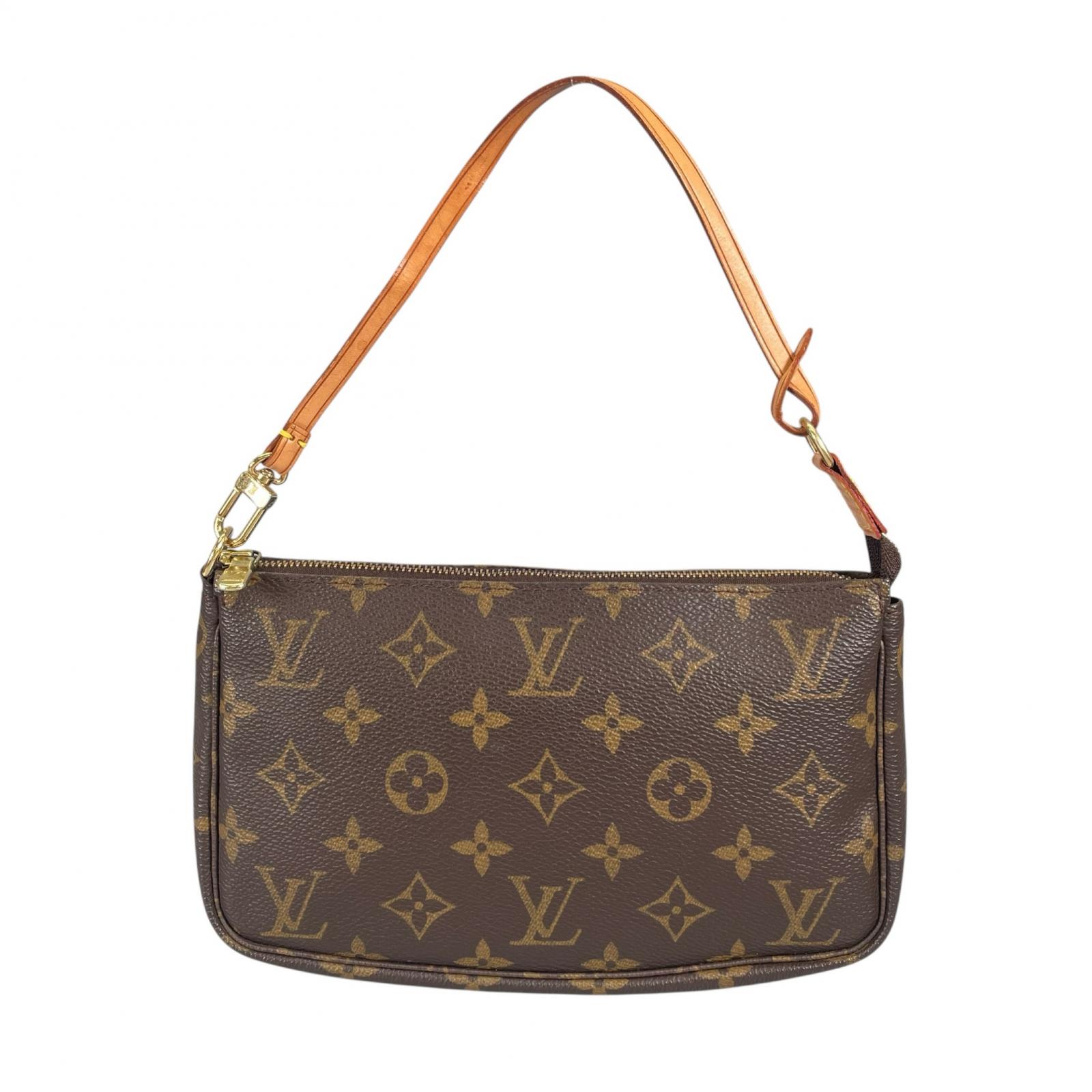 LOUIS VUITTON ルイ・ヴィトン M51980 ポーチ モノグラムキャンバス ブラウン レディース【中古】【送料無料】