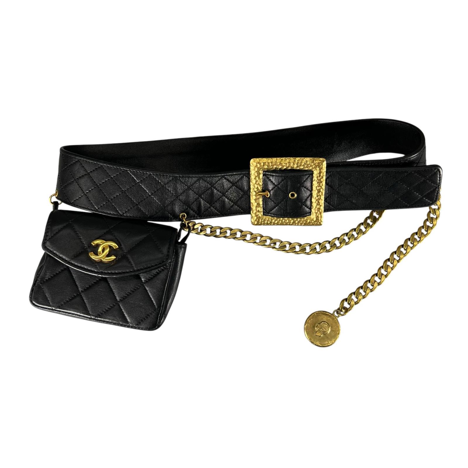 CHANEL シャネル マトラッセ 酉の方角御徒面子 子ヒツジ人はだ 黒いこと レディース【中古】【貨物輸送無料】