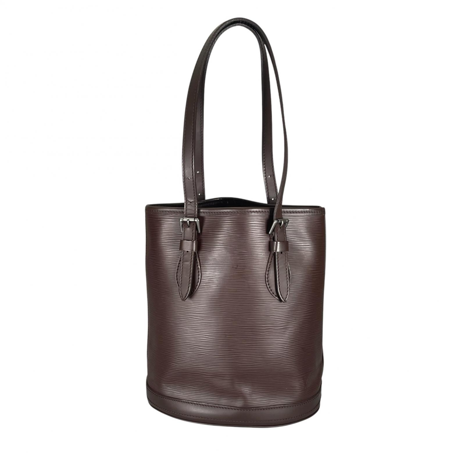 LOUIS VUITTON ルイ・ヴィトン バゲットPM M58990 トートバッグ エピレザー ブラウン レディース【中古】【送料無料】｜ワサビバ