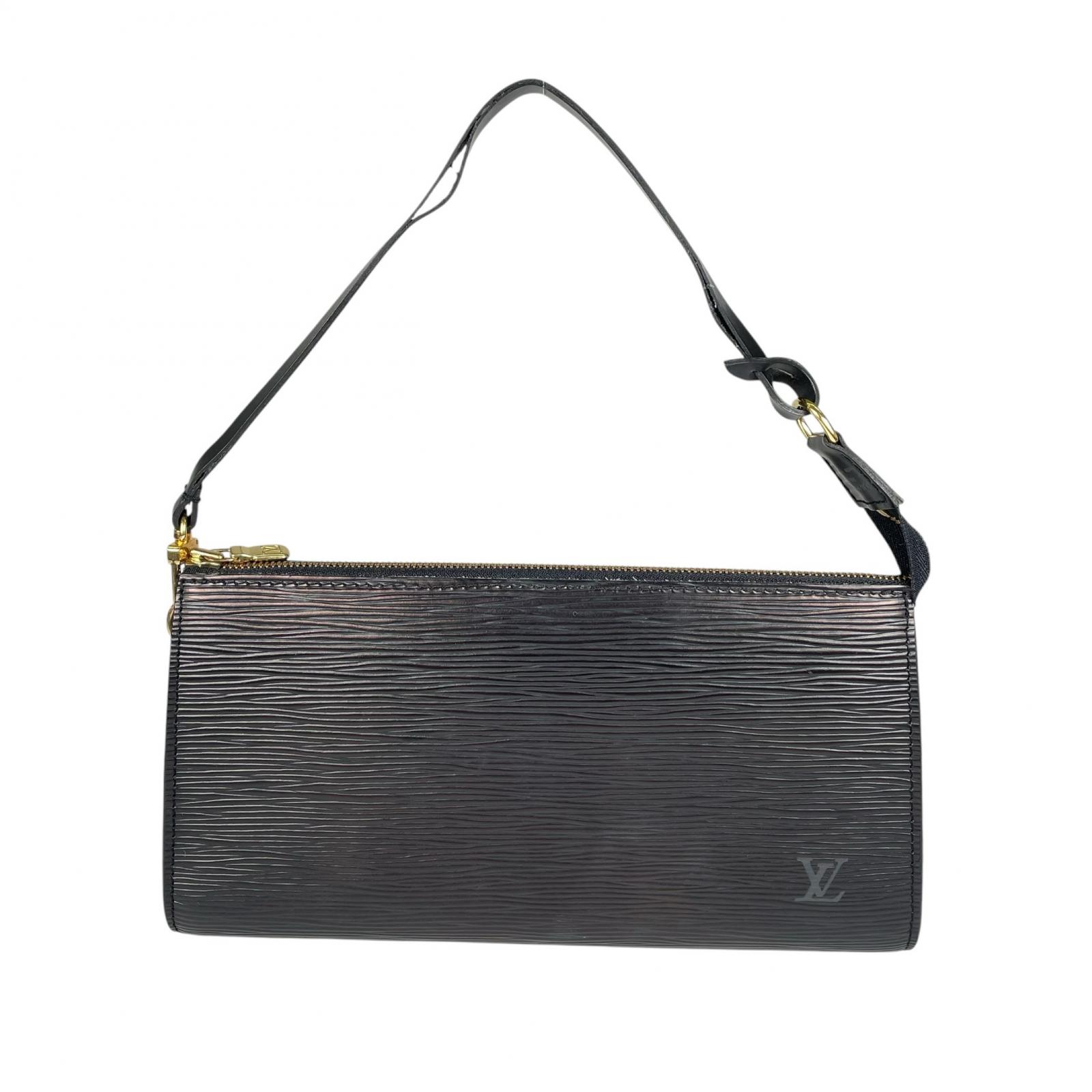 美品 LOUIS VUITTON ルイ・ヴィトン アクセソワール M52982 ハンドバッグ エピレザー ブラック レディース【中古】【送料無料】