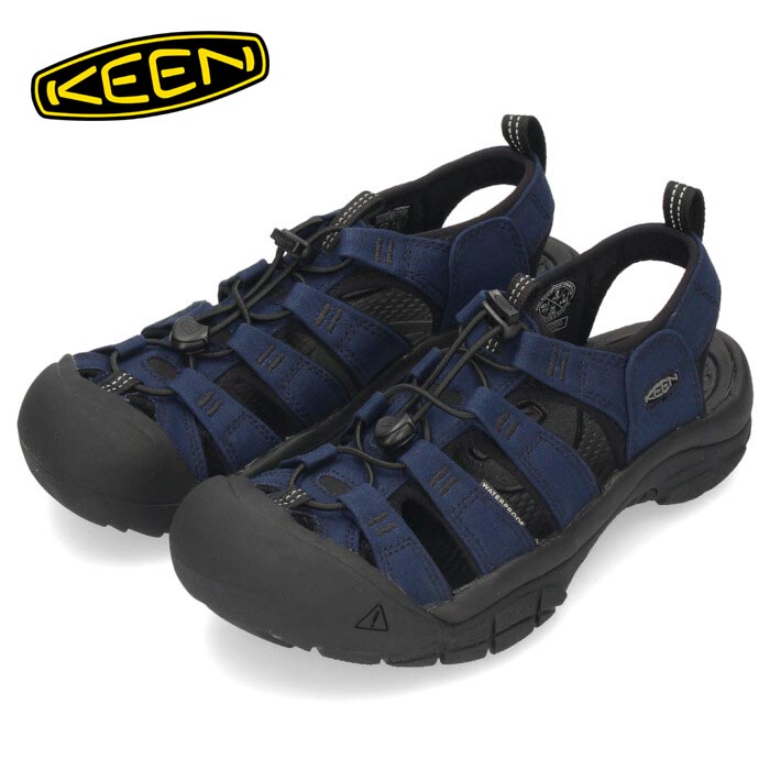 送料無料 キーン サンダル メンズ Keen Newportcanvas ニューポートキャンバス Navy Harunatsu Shinshoku Kanematsuusa Com