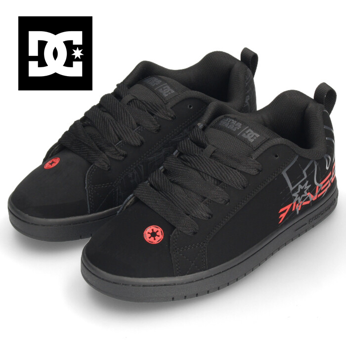 【マラソン限定クーポンで5%オフ】DC スニーカー メンズ スターウォーズ CT グラフィック ブラック 黒 銀河帝国軍 スケートシューズ ディーシー シューズ DC Shoes DM222109 XKSR セール画像