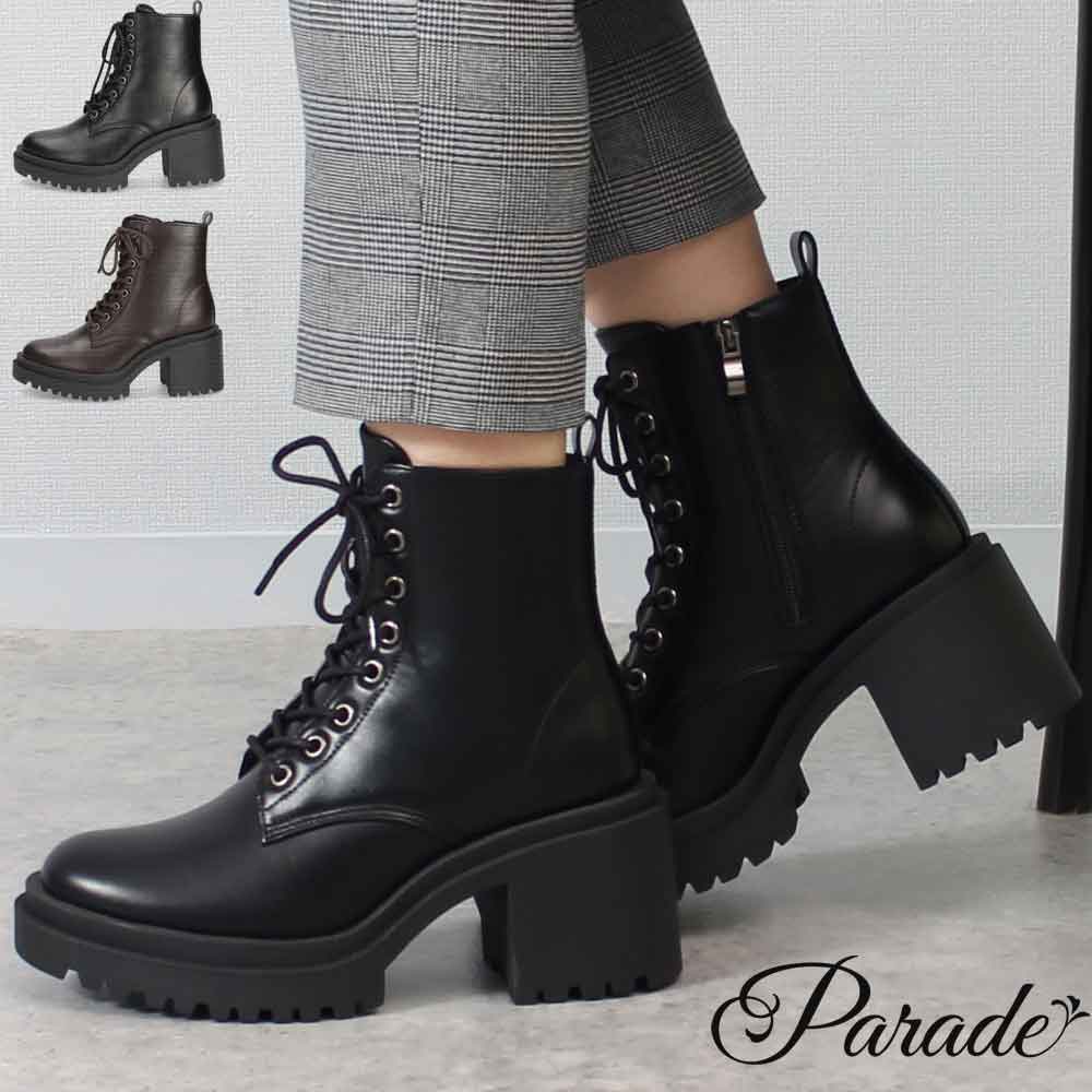 レースアップ レザーブーツ ブラック サイドジップ 37 使用感あり レースアップ レザーブーツ ブラック サイドジップ 37 使用感あり