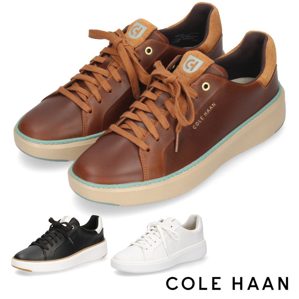 COLE HAAN コールハーン　美品グランドプロ27.5 楽天市場】・COLE HAAN｜W Grand Pro Top Spin Sneaker Leather