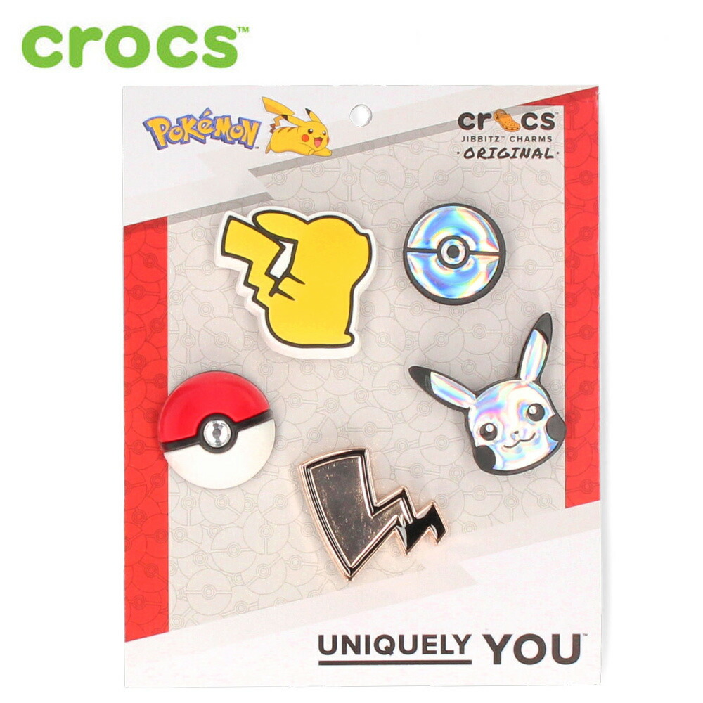 楽天市場】crocs JIBBITZ ELEVATED POKEMON 5 PACK 10009998
