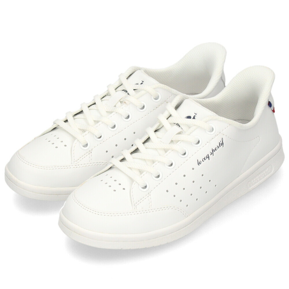 ルコックスポルティフレディーススニーカーブラック黒ホワイトラローランSIスリッポンハンズフリー履きやすい軽量消臭靴QL3XJC06BW