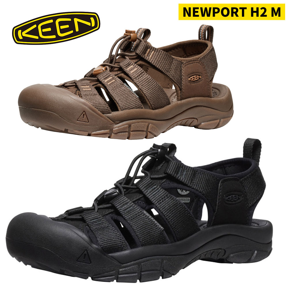 【27.0】KEEN ニューポートH2 ブラック×イエロー サンダル 楽天市場】キーン KEEN サンダル メンズ ニューポートH2