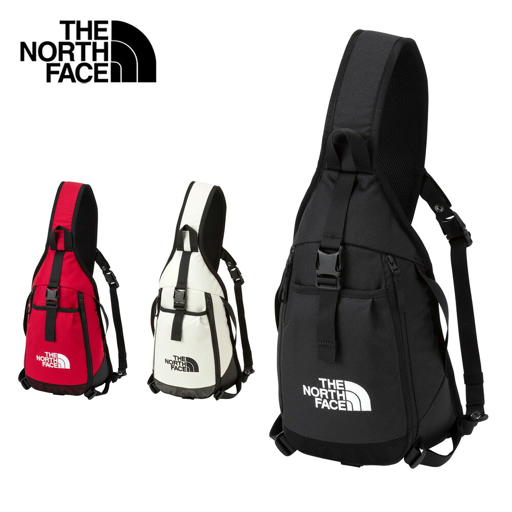 ノースフェイス ショルダーバッグ リープスリング THE NORTH FACE NM72600 LEAP SLING 7L スリングバッグ ボディバッグ ワンショルダー ブラック 黒 ホワイト レッド