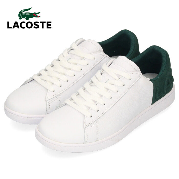 楽天市場 ラコステ レディース スニーカー Lacoste Carnaby Evo 419 2 Sfa0012 1r5 Wht Dk Grn ホワイト レザー 靴 Parade ワシントン靴店