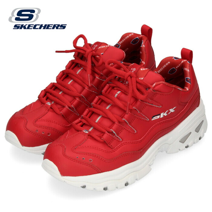 楽天市場 42 Off スケッチャーズ ダッドスニーカー レディース 厚底スニーカー Skechers Energy Retro Vision Red レッド 脚長効果 セール Parade ワシントン靴店