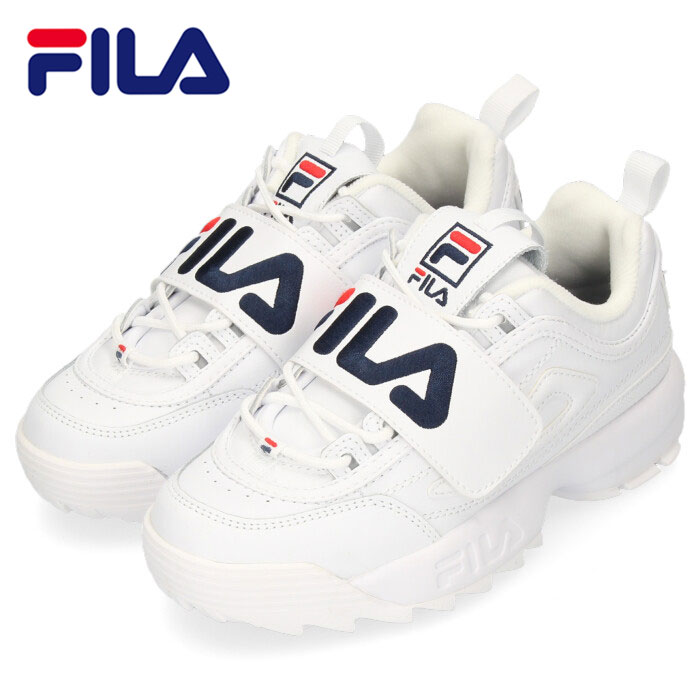 好評 楽天市場 フィラ Fila スニーカー ディスラプター2 アップリケ レディース F0498 Disruptor2 Applique ホワイト 厚底 ガールズ 白 セール Parade ワシントン靴店 最安値に挑戦 Tsuchinone Co Jp