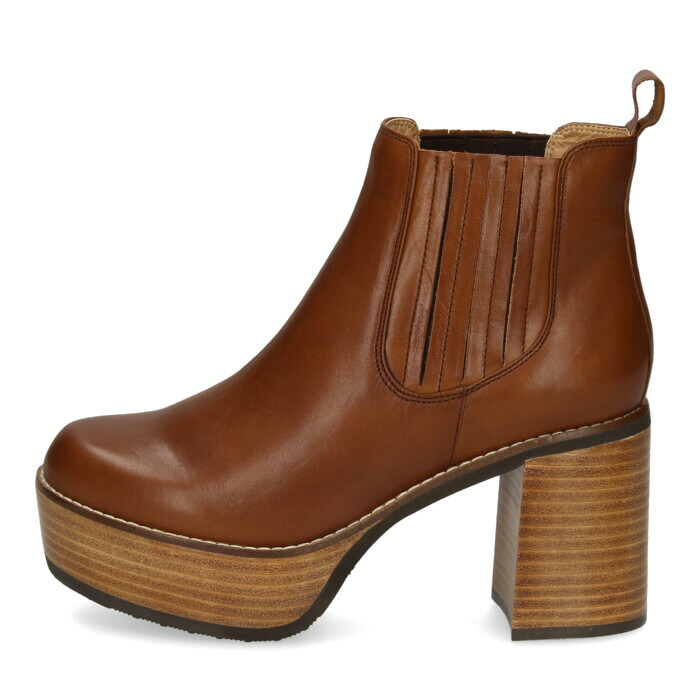 楽天市場 あしながおじさん 靴 サイドゴアブーツ レディース 厚底 ハイヒール ダークブラウン 本革 アンクルブーツ 太めヒール チャンキーヒール セール Parade ワシントン靴店