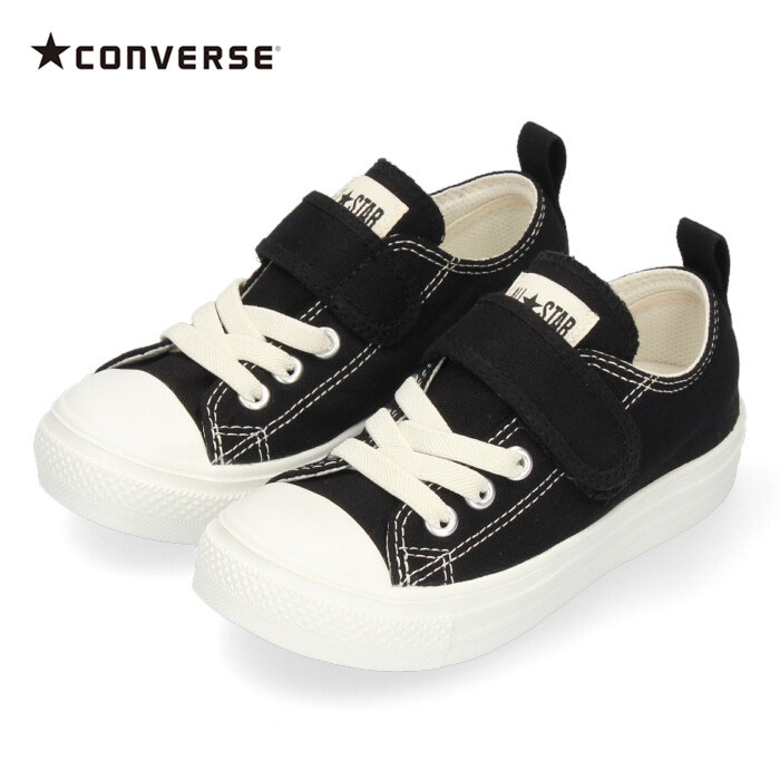 楽天市場 コンバース キッズ スニーカー Converse Child All Star Light V 1 Ox ブラック 子供靴 ローカット ベルクロ ジュニア 軽量 黒 スーパーセール Parade ワシントン靴店
