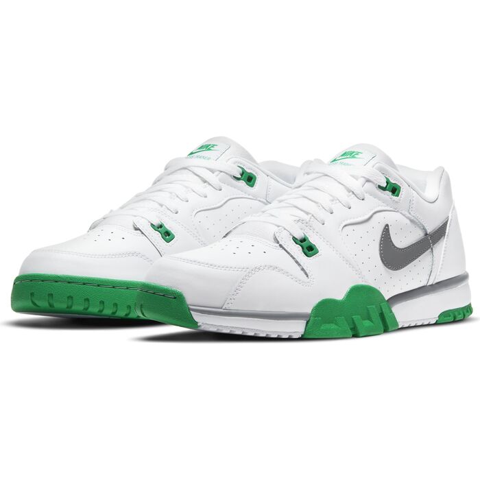 新品即決 楽天市場 ナイキ メンズ スニーカー クロス トレーナー Low Nike Cross Trainer Low Cq91 104 ホワイト グレー グリーン Parade ワシントン靴店 送料無料 Surfoleron Fr