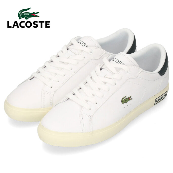 注目の 楽天市場 ラコステ スニーカー メンズ Lacoste Power Court 0721 1 ホワイト ダークグリーン Sm 靴 Parade ワシントン靴店 最新人気 Lexusoman Com