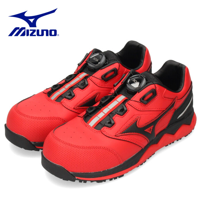 楽天市場】MIZUNO シューズ メンズ 安全靴 ミズノ オールマイティ LS 2 73M BOA F1GA2203 62 レッド ワーキングシューズ  赤 : Parade ワシントン靴店