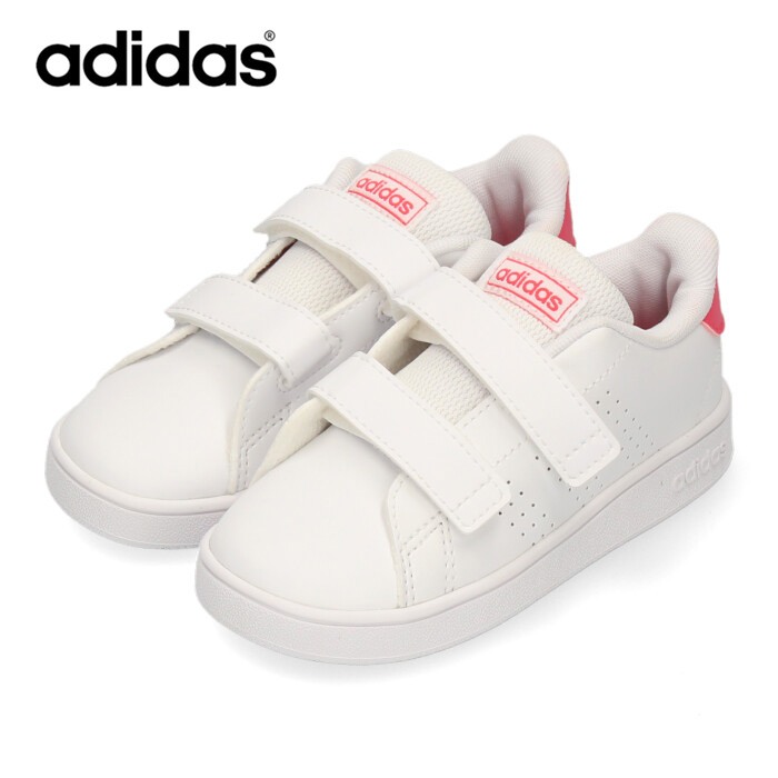 楽天市場 アディダス Adidas Advancourt I Ef0300 ベビー キッズ ホワイト ピンク スニーカー ベルクロ セール Parade ワシントン靴店