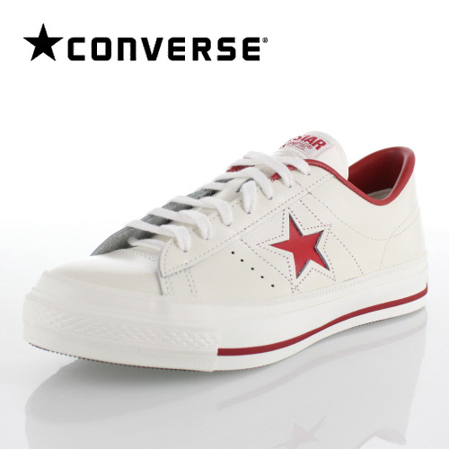 衝撃特価 Converse コンバース 16時まで即日発送 靴ひも通しサービス実施中 定番 ワンスター Japan In Made 日本製 ホワイト レッド J Star One J スニーカー