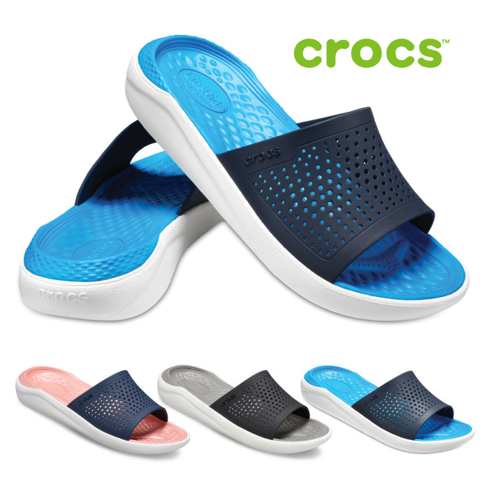 楽天市場 50 Off クロックス Crocs サンダル レディース メンズ ライトライド スライド Literide Slide 51 スポーツサンダル シャワーサンダル コンフォートサンダル ビーチサンダル おしゃれ 柔らかい 夏 リゾート 旅行 アウトドア 室内 仕事 作業 オフィス