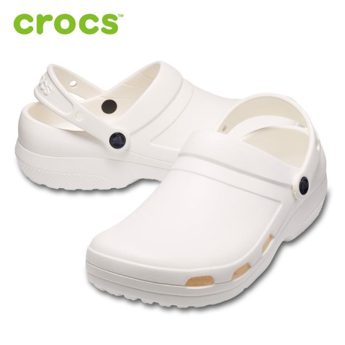 white crocs in store