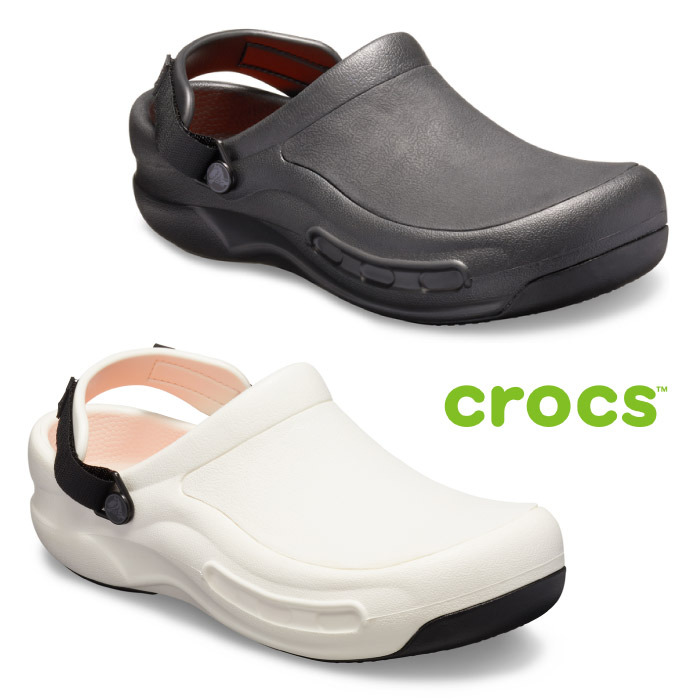 楽天市場 クロックス ビストロ プロ クロッグ レディース メンズ サンダル ライトライド Crocs Bistro Pro Literide Clog 5669 ブラック ホワイト 飲食店 厨房 作業靴 防滑 ワークシューズ 医療 介護 病院 医療 オフィス 仕事 Parade ワシントン 靴店