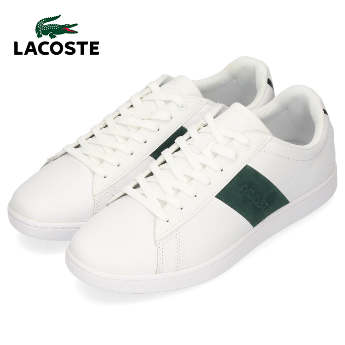 楽天市場 ラコステ メンズ スニーカー Lacoste Carnaby Evo 319 1 Sma014l 1r5 Wht Dk Grn ホワイト レザースニーカー 靴 セール Parade ワシントン靴店