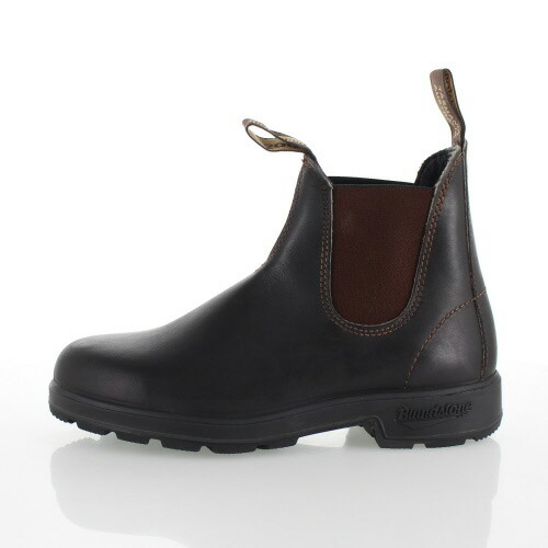 ブランドストーンBlundstoneサイドゴアブーツBS500050StoutBrownスタウトブラウンプルストラップラウンドトゥグリップ力耐熱ソールレザー