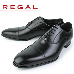 リーガル REGAL 靴 メンズ ビジネスシューズ 011R AL  ブラック ストレートチップ 内羽根式 紳士靴 日本製 2E 本革 特典B