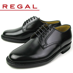 リーガル REGAL 靴 メンズ ビジネスシューズ  2504NA ブラック プレーントゥ 外羽根式 紳士靴 日本製 2E 本革 特典B