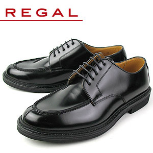  リーガル REGAL 靴 メンズ ビジネスシューズ JU15 AG ブラック Uチップ 外羽根式 紳士靴 日本製 2E 本革 特典B